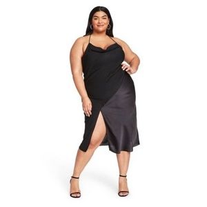 CUSHNIE for Target Black Slip Dress - NWT - sz 18W